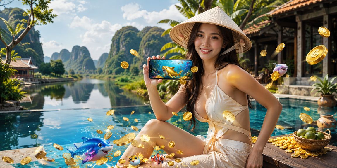 Người dùng Ninh Bình dùng ứng dụng casino và cá cược thể thao trên điện thoại giữa khung cảnh ruộng lúa